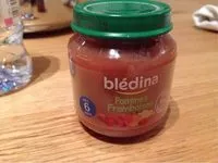 含糖量 BLEDINA POTS FRUITS Pommes Framboises 4x130g Dès 6 Mois
