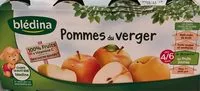 含糖量 BLEDINA POTS FRUITS Pommes du Verger 8x130g Dès 4/6 Mois