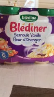 İçindeki şeker miktarı Semoule vanille et fleur d'oranger, dès 6 mois