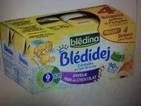İçindeki şeker miktarı BLEDINA BLEDIDEJ Saveur Pain au Chocolat 4x250ml Dès 9 Mois