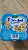 Zuckermenge drin Blédichef Risotto aux Courgettes, Saumon du Pacifique et Mozzarella