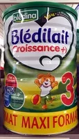İçindeki şeker miktarı BLEDILAIT Croissance + Maxi Format 1,6kg De 1 à 3 ans