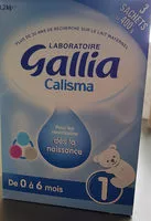 चीनी की मात्रा GALLIA CALISMA 1ER AGE Bag In Box 1,2KG De 0 à 6 mois