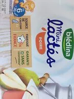 Cantidad de azúcar en Mini lactées Poire