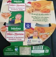 Sokerin määrä sisällä IDEES DE MAMAN BOLS 2x200g Douceur de Butternut Boulghour Dinde Dès 12 mois