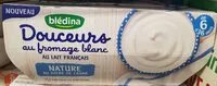 Quantité de sucre dans Bledina douceur au fromage blanc, nature et au sucre de canne