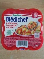 Zuckermenge drin BLEDICHEF 250g Ratatouille, Boulghour et Poulet Dès 18 mois