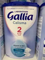 चीनी की मात्रा GALLIA CALISMA 2ème âge 900g De 6 à 12 mois