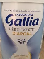 Amount of sugar in Gallia diargal
