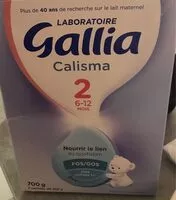 चीनी की मात्रा GALLIA CALISMA 2ème âge 2x350g De 6 à 12 mois