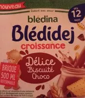 İçindeki şeker miktarı Blédidej Biscuité Chocolat
