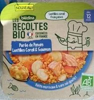 入っている砂糖の量 Purée de panais, lentilles corail & saumon