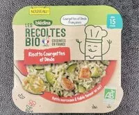 Zuckermenge drin Les Récoltes Bio Risotto courgette et dinde
