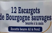 İçindeki şeker miktarı Escargots de Bourgogne sauvages beurrés à la main