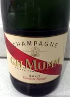 Sucre et nutriments contenus dans Mumm