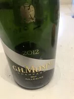 Sokerin määrä sisällä Champagne Brut Millésimé 2012