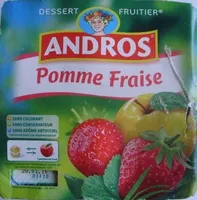 Dessert fruitier pomme fraise