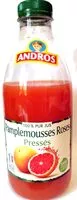 入っている砂糖の量 Pamplemousses roses