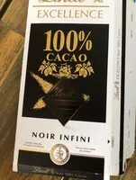 Amount of sugar in Excellence 100% cacao noir infini