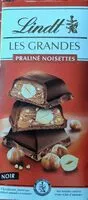 Cantidad de azúcar en Les grandes Praliné noisette noir