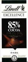 Amount of sugar in Excellence dark 85% cocoa