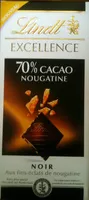 Chocolats noirs a la nougatine