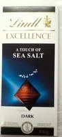 入っている砂糖の量 Lindt excellence - a touch of sea salt Dark