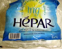 Suhkru kogus sees Eau minérale naturelle (6 x 1 L) Hépar