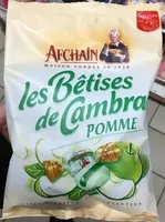 Amount of sugar in Les Bêtises de Cambrai Pomme