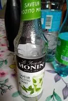 Sucre et nutriments contenus dans Le sirop de monin