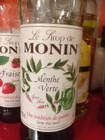 चीनी की मात्रा Le Sirop De Monin Menthe Verthe
