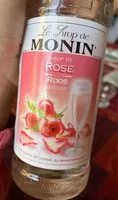 入っている砂糖の量 Sirop de Rose