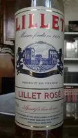 Quantité de sucre dans LILLET ROSÉ