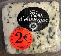 Sucre et nutriments contenus dans Bleu d auvergne