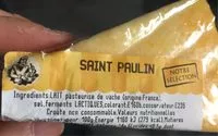 Jumlah gula yang masuk Saint Paulin