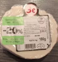Jumlah gula yang masuk Fromage de chèvre