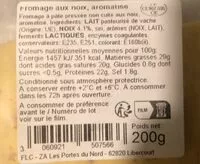 İçindeki şeker miktarı Fromage aux noix, aromatisé