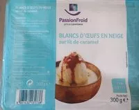Jumlah gula yang masuk Blancs d'Œufs en Neige sur Lit de Caramel