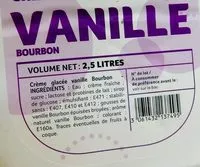 Jumlah gula yang masuk Crème Glacée Vanille Bourbon