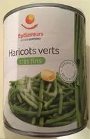 Jumlah gula yang masuk Haricots verts très fins