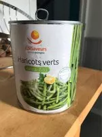 Jumlah gula yang masuk Haricots verts extra- fins