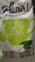 Quantité de sucre dans Verveine aneth chicorée