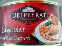 Quantité de sucre dans Cassoulet au confit de canard