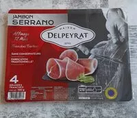 Quantité de sucre dans Jambon serrano