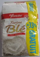 含糖量 Farine de blé - tous usages