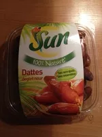 Sokerin määrä sisällä Dattes deglet nour