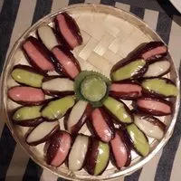 Sokerin määrä sisällä Assortiment de dattes fourrées
