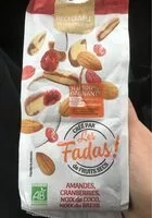 Suhkru kogus sees Amandes, cramberries , noix de coco et du bresil