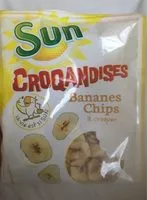 Sokerin määrä sisällä Sun Croquandises Bananes