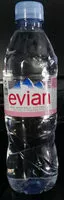 入っている砂糖の量 Eau minérale naturelle Evian
